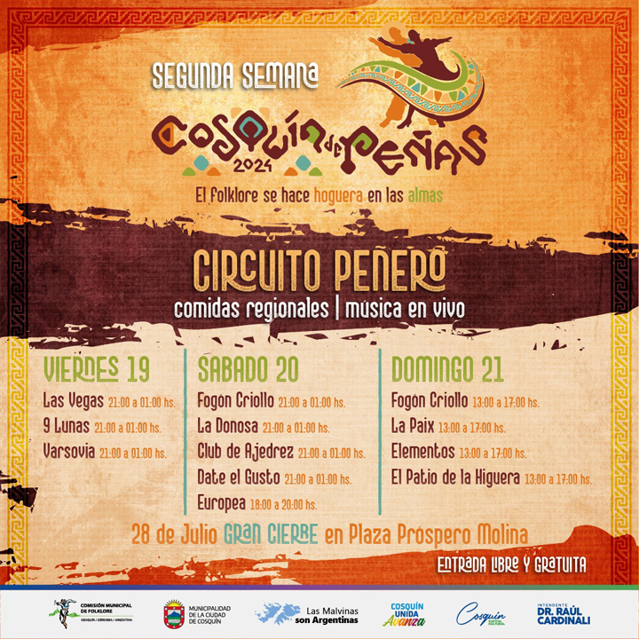 Grinfeld - Cosquin de Peñas 2024 - Circuito Peñero 2